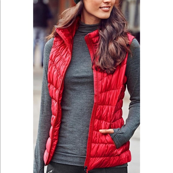 athleta red jacket